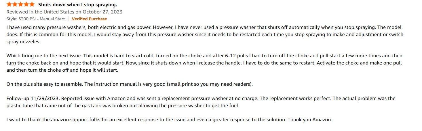 DeWalt PressuReady 3400 PSI pressure washer on patio, positioned for residential cleaning use