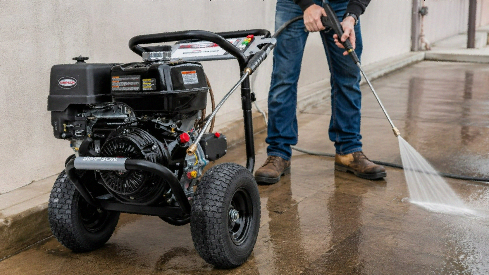 Simpson PS4240 PowerShot Gas Pressure Washer Honda GX390