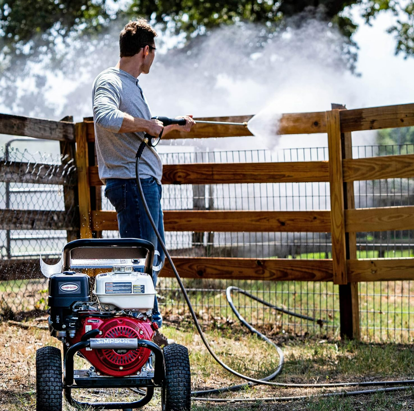 Simpson PS60869 cleaning fence and wood surfaces