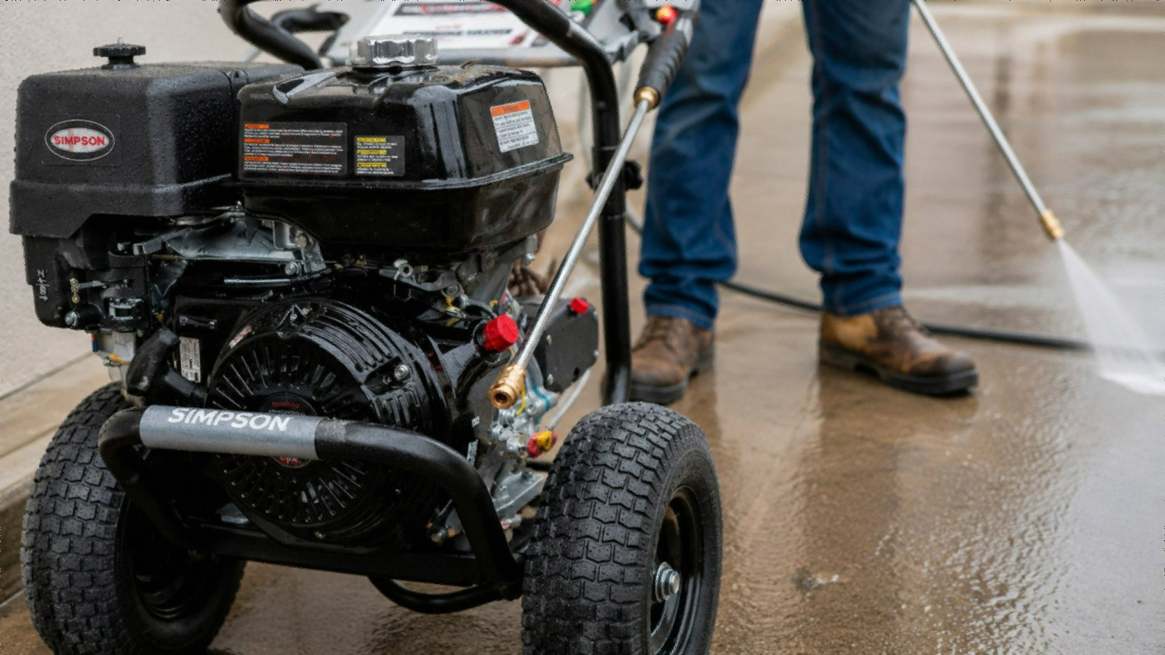 Simpson PS4240 PowerShot Gas Pressure Washer Honda GX390